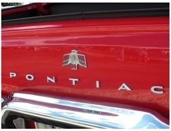 Image of 1967 - 1969 Firebird PONTIAC Rear Trunk Deck Lid & Tail Light Panel Emblem Letter Set, Premium Quality