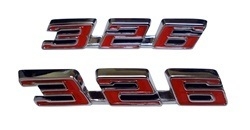 Image of 1967 Firebird 326 Hood Emblems, Pair