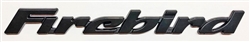 Image of 1993 - 2002 Firebird Door Colored Emblem Letters, BLACK Each