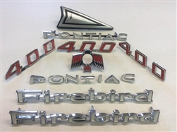 Image of 1969 Firebird Complete 400 Emblem Kit