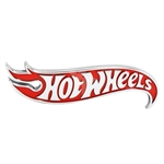 Image of Hot Wheels Emblem, Custom Red and Chrome