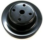 Image of 1970 Firebird Water Pump Pulley 2 Groove with Air Conditioning 480512 YL Code