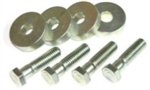 Image of 1969 - 1972 Pontiac V8 Engine Intake Manifold Crossover Mounting Bolt & Washer Hardware Set