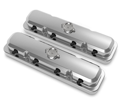 Image of Pontiac Style Aluminum LS Valve Covers with Coil Mounting Base & Integrated Coil Cover, Polished Finish
