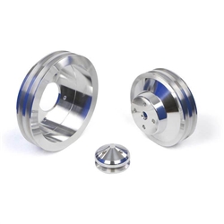 Image of Billet Aluminum Pontiac Pulley Kit, 1969 and Newer