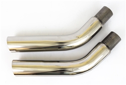 Image of 1970 Firebird Exhaust Tips in Stainless Steel for Formula or Trans Am, OE Style