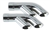 Image of Firebird Trans Am Dual Exhaust Tips in Stainless Steel, Splitter Style for 2.5" Pipes - Pair