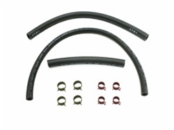 Image of â€‹1967 - 1981 Firebird Fuel Gas Line Hoses Set, 3/8 Inch with 1/4 Inch Return, Clamps Included