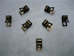 Image of 1969 Firebird Fuel Gas Line Clips Set, 3/8 Inch