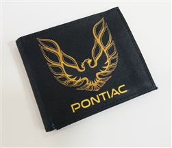 Image of Pontiac Firebird Trans Am Black & Gold CANVAS Wallet