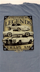 Laid-Back Pontiac Firebird and Trans Am Legends T-Shirt