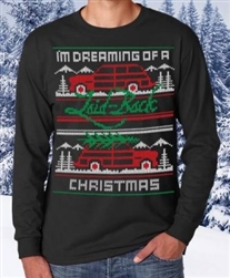 T-Shirt, Dreaming Of A Laid Back Christmas, Long Sleeve