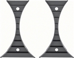 Image of 1967 - 1968 Firebird Head Light Grille Filler Inserts, Plastic Pair