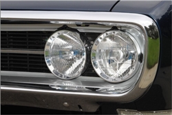 Image of 1967 - 1969 Firebird Custom Polished Billet Aluminum 5 3/4â€³ Headlight Rings Set