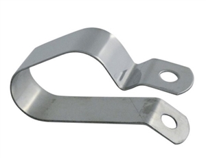 Image of 1969 - 1974 Stainless Heater Hose Bracket Alternator Clip, Angled