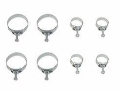 Image of 1969 - 1979 Firebird Tower Hose Clamp Kit, 8 Piece Set