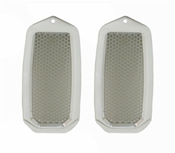 1982 - 1992 Firebird Billet Aluminum Door Jam Louver Vents, Polished Finish Pair