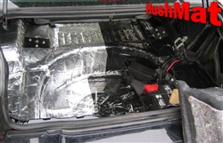 HushMat Ultra Sound Deadening and Thermal Insulation Material Cargo Kit, Silver - 16 Piece Kit