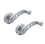 Image of 1967 - 2002 Firebird Custom Brushed Billet Aluminum Window Crank Handles, Pair