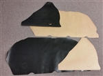 Image of 1968 - 1969 Firebird Door Panel Water Shields Set, Coupe, Front and Rear, OE Style