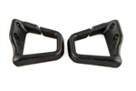 Image of 1994 - 2002 Firebird EBONY BLACK Seat Belt Shoulder Guide for Convertible Models, Pair