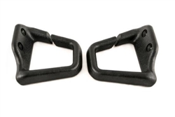 Image of 1994 - 2002 Firebird EBONY BLACK Seat Belt Shoulder Guide for Convertible Models, Pair