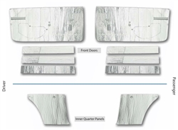 Image of 1968 - 1969 Firebird Door and Inner Quarter Panel Insulation and Sound Dampening Kit