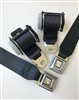 Image of 1974 - 1981 Firebird REAR 2-Point Retractable Seat Belts Set with Color Choice & Plain Push Buttons