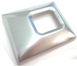 Image of Image 1969-1971 Seat Belt Buckle Cover - Large, Brushed