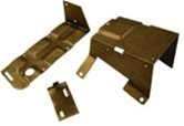 Image of 1969 - 1977 Firebird 8-Track Radio Mounting Brackets Set