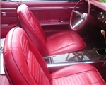 Image of 1967 Firebird Deluxe Interior Front Bucket Seat Covers Upholstery Set