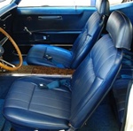 Image of 1969 Firebird Pre-assembled Bucket Seats, Deluxe Interior