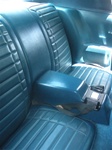 Image of 1972 Seat Covers, Rear Set - Deluxe Interior