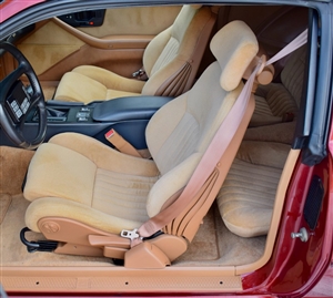 Image of 1987 - 1992 Trans Am and GTA LUMBAR Front & Back Seat Upholstery Set in ENCORE VELOUR CLOTH, Choose Rear