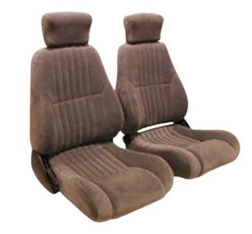 Image of 1993 - 2002 Firebird Base Model Front & Solid Rear Seat Covers Set, Encore Velour Cloth