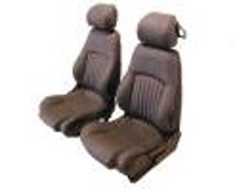 Image of 1994 - 1997 Firebird Base Model Front & Solid Rear Seat Covers Set, Hampton Vinyl Non-Perforated