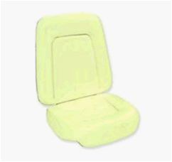 1967 - 1968 Firebird Bucket Seat Foam