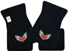 1970 - 1981 Firebird Cutpile Carpeted Floor Mats Set with the Iconic Wings-Up Trans Am Bird Logo