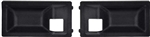 Image of 1970 - 1974 Firebird or Trans Am Inner Door Cup Insert Escutcheons for Deluxe Interior Handles, PAIR