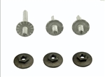 Image of 1967 - 1969 Firebird Quarter Window Track Adjustment Screw Stud Set