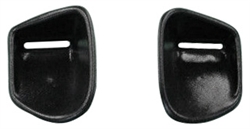 Image of 1987 - 1992 Firebird Convertible Rear Lower Seat Belt Trims Set, Pair