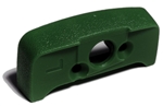 Image of 1974 - 1981 Firebird Shoulder Seat Belt Retainer Guide Base Escutcheon, GREEN, LH