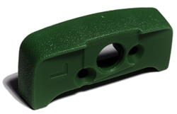 Image of 1974 - 1981 Firebird Shoulder Seat Belt Retainer Guide Base Escutcheon, GREEN, LH