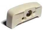 Image of 1974 - 1981 Firebird Shoulder Seat Belt Retainer Guide Base Escutcheon, OFF WHITE, LH