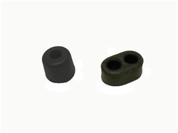 Image of 1968 - 1969 Firebird Fold Down Rear Seat Rubber Bumper Stoppers, Pair