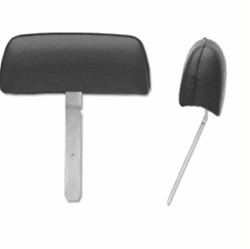 Image of 1969 Firebird Curved Bar Headrest Set, Pair