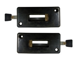 Image of 1970 Firebird Headrest Lock and Adjust Bracket Set, Original GM Used