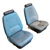 Image of 1970 Firebird Front Bucket Seat Assemblies, Used Original GM