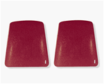 Image of 1967 - 1970 Firebird RED Front Bucket Seat Back Panels, Pair