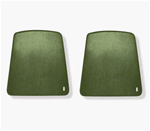 Image of 1967 - 1970 Firebird DARK GREEN Front Bucket Seat Back Panels, Pair